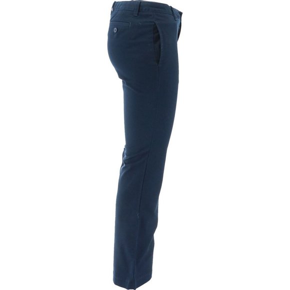 NWT LANDS' END GIRL'S BOOTCUT PERFECT FIT BLENDED PANTS CLASSIC NAVY 12, 14 - Picture 7 of 14